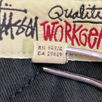 STUSSY ステューシー WASHED CANVAS SHOP JACKET ネオンイエロー sizeXL 瑞穂店