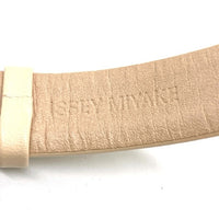 ISSEY MIYAKE イッセイミヤケ VJ20-0020 TWELVE by Naoto Fukasawa ベージュ 腕時計 瑞穂店