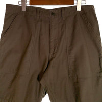 DESCENDANT ディセンダント ミリタリーベイカーショーツ ショートパンツ ダークオリーブ Size 3 福生店