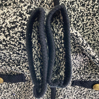 Mila Owen ミラオーウェン 金釦ショート丈 ニットカーディガン ブラック size1 瑞穂店