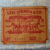 Levi's リーバイス 71557-0214 ボタン裏J30 日本製 BIGE復刻 トラッカージャケット Gジャン ライトインディゴ size36 瑞穂店