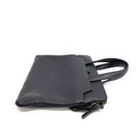 LANVIN COLLECTION ランバン コレクション シュリンクレザー ブリーフケース ネイビー 瑞穂店