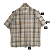 CAHARTT W.I.P カーハート ワークインプログレス S/S VILAY SHIRT 半袖 チェックシャツ ベージュ ナチュラル I028944.05.90.03 Size M 福生店