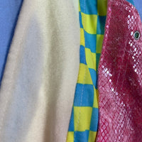 COMME des GARCONS HOMME PLUS コムデギャルソンオムプリュス 18SS 異素材 切替カットソー Tシャツ ブルー PA-T019 AD2017 Size M 福生店