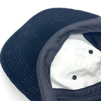 SUPREME シュプリーム Classic Logo Corduroy 6-Panel クラシックロゴ コーデュロイ 6パネルキャップ ブラック 福生店