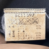 SUGAR CANE シュガーケーン SC11597 レザーヨーク ダウンベスト ブラック ベージュ Size L 瑞穂店
