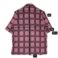 Needles ニードルズ MR180 S/S Cowboy One-Up Shirt Papillon ウエスタンシャツ パピヨン柄 レーヨン ピンク sizeM 瑞穂店