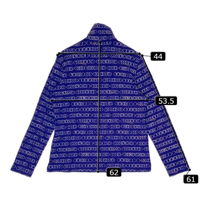 LANVIN SPORT ランバンスポーツ ロゴ総柄 ハーフジップ パープル