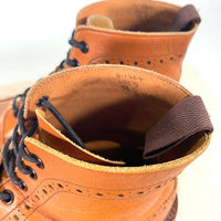 Trickers トリッカーズ MALTON モールトン カントリーブーツ ウィングチップ レザーソール 2508 Size UK 8.5 (27-27.5cm) 福生店