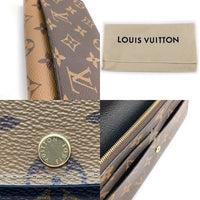 LOUIS VUITTON ルイヴィトン モノグラム・リバース ポルトフォイユ・エミリー 長財布 ベージュ×ブラウン 瑞穂店