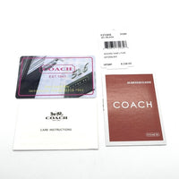 COACH コーチ ラウンドファスナーレザーウォレット ベースボールステッチ ブラック ブラウン 長財布 F21369 福生店