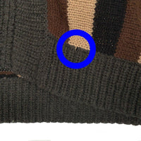 XLARGE エクストララージ STRIPE KNIT CARDIGAN ストライプ ニットカーディガン ジップアップ 101224015003 Size L 福生店