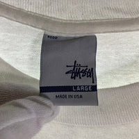 90's 00's STUSSY ステューシー SKATE THING スケートシング 半袖 Tシャツ ホワイト USA製 Size L 福生店