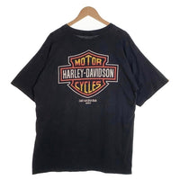 Harley-Davidson ハーレーダビッドソン CABO SAN LUCAS BAJA MEXICO バー&シールド プリントTシャツ ブラック Size 2XL 相当 福生店