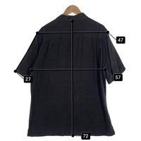 90-00's Havana Jacks Cafe シルク オープンカラーシャツ 半袖 ブラック Size M 福生店