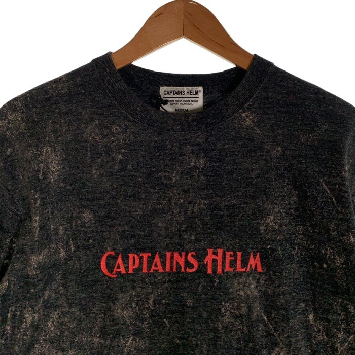 CAPTAINS HELM キャプテンズヘルム LOS LOGO TEE ロゴプリントTシャツ ブラック CH22-LOS-T01 Size M 福生店