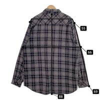 PRO CLUB プロクラブ シャドーチェック ボタンダウン フランネルシャツ ブラック Size 4XL 福生店