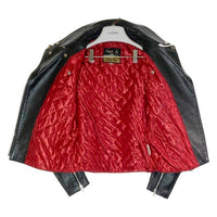 TRIPLE SIX 666 トリプルシックス レザー ダブルライダースジャケット ブラック レディース size34 瑞穂店