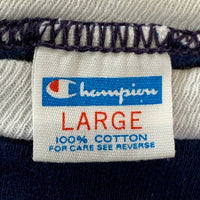 70's Champion チャンピオン SAN FRANCISCO CAN PLANT リンガーTシャツ ネイビー バータグ Size L 福生店
