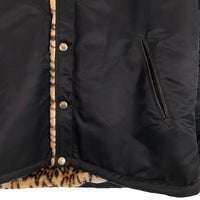 CRIMIE クライミー LEOPARD BOA HOOD JACKET レオパードボア フードジャケット ブラック CR01-01K5-JK23 Size L 福生店