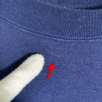 80's MAN SIZED ドイツ製 ラグランスリーブ クルーネックスウェットトレーナー サイドポケット ネイビー Size 4X 福生店