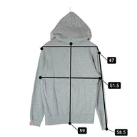HOLLYWOOD REBELS ハリウッドレベルズ BAD MOTHER FUCKER プリント パーカー グレー sizeS 瑞穂店