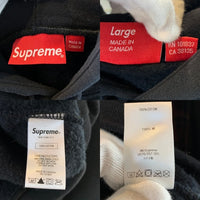 SUPREME シュプリーム 19SS Blockbuster Hoodie Sweatshirt ブロックバスター フーデッド スウェット プルオーバー フーディー パーカー ブラック Size L 福生店