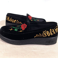 SOFT MACHINE ソフトマシーン MANEBU マネブ HOMIE SHOES スリッポン シューズ ローカットスニーカー ブラック MNB-CH01CR-P Size 41 福生店