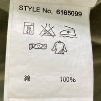 AVIREX アヴィレックス 6165099 ヘリンボーン ワッペン 半袖シャツ カーキ size2XL 瑞穂店