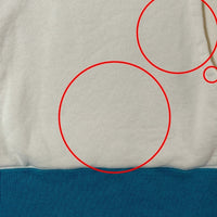 HYSTERIC GLAMOUR ヒステリックグラマー 2CF-4530 90's プリント バイカラーパーカー ホワイト×ブルー sizeFREE※首元汚れ有★ 瑞穂店