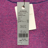 JEANASIS ジーナシス JS064131MW プルオーバー ニット パープル sizeF 瑞穂店
