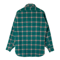 PENDLETON ペンドルトン 70's USA製 ウールシャツ 片ポケット ブラックウォッチ グリーン sizeL 瑞穂店