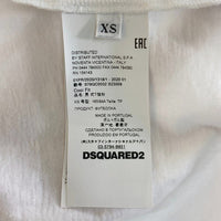 DSQUARED2 ディースクエアード プリントTシャツ ホワイト S79GC0002 S23009 Size XS 瑞穂店