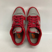 NIKE ナイキ DD1391-002 DUNK LOW RETRO MEDIUM GREY ダンクロウ スニーカー グレー×レッド size24.5cm 瑞穂店