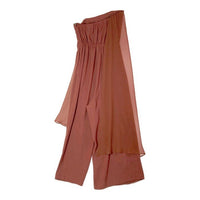 AMERI アメリヴィンテージ 018180110 2018SS OVER HIGH WAIST LIKE PANTS ハイウエストパンツ ブラウン sizeS 瑞穂店