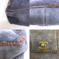 CHANEL シャネル ムートン ショルダーバッグ ネイビー 瑞穂店