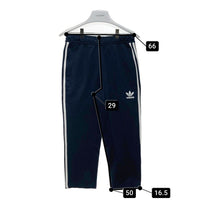 adidas originals クロップド トラックパンツ 七分丈 スリーライン ネイビー sizeXS 瑞穂店