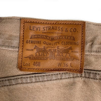 LEVI'S PREMIUM リーバイス 468 Loose ルーズフィット デニムショーツ ショートパンツ ブラウン A8461-0001 Size 36 福生店