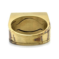 HUF ハフ CIRCLE H STASH RING サークルスタッシュリング フェイクゴールド Size 22号 福生店