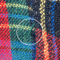 PILGRIM ピルグリム 60's タータンチェック アクリル×ウール オープンカラー長袖シャツ レッド sizeS 瑞穂店