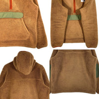 THE NORTH FACE ノースフェイス CAMPSHIRE PULLOVER HOODIE ハーフジップ フリースパーカー ブラウン NF0A33QV Size L 福生店