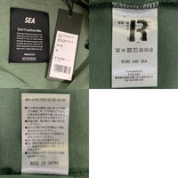 WIND AND SEA ウィンダンシー ポンチスウェット ロングスリーブポロシャツ オリーブ WDS-O-MILTECH-23-Q2-CS-03 Size M 福生店