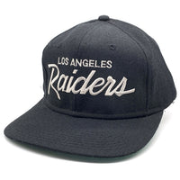 90's Sports Specialties NFL ロサンゼルス・レイダース ベースボールキャップ スナップバック ブラック 韓国製 NWA 福生店