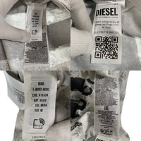 DIESEL ディーゼル T-BOXT-BISC 半袖 Tシャツ ブラック ホワイト A13328 Size M 福生店