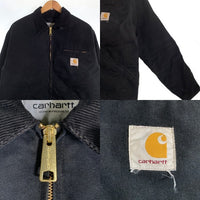 Carhartt WIP カーハートワークインプログレス OG DETROIT JACKET デトロイトジャケット ダック地 内キルティング ブラック I027358.00E Size M 福生店