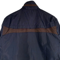 00's~ NIKE ナイキ ジップアップジャケット スタンドカラー ウィンドブレーカー ブラック ブラウン 239378 Size M 福生店