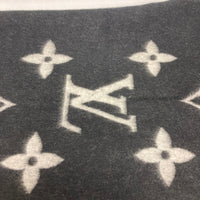 LOUIS VUITTON ルイヴィトン 401486 モノグラム柄 エシャルプ レイキャビック 大判 マフラー カシミヤ ブラック 瑞穂店