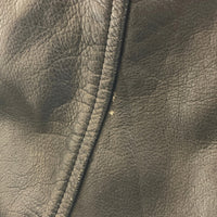 OCEAN PACIFIC オーシャンパシフィック 90's フード付き ウール 袖レザー スタジャン ブラック size- 瑞穂店