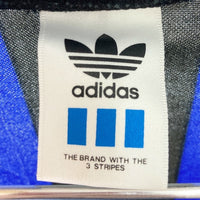 adidas アディダス デサント ストライプ 長袖ゲームシャツ ブルー×ブラック sizeM-L 瑞穂店