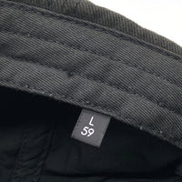 BALENCIAGA バレンシアガ 2018 BB ベースボールキャップ ブラック ラバーロゴ 刺繡 Size L (59) 福生店